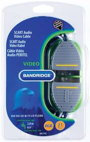 Kabel Bandridge SCART, 2m černý

 obrázek produktu 1 z 1