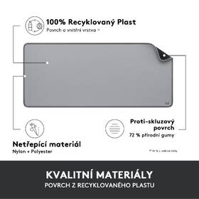 Podložka pod klávesnici a myš Logitech Desk Mat Studio Series. 30 x 70 cm šedá

 obrázek produktu 6 z 10