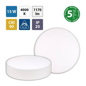 Stropní svítidlo McLED Mold R15, 15W, 4000K bílé

 obrázek produktu 1 z 4