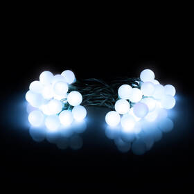 Vánoční osvětlení RETLUX RXL 282, řetěz kuličky maxi, 40 LED, 4m, studená bílá 

 obrázek produktu 3 z 9