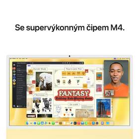 Počítač All In One Apple 24" CTO Sklo s nanotexturou M4 10× CPU 10× GPU, 24 GB, 2 TB - žlutý CZ 

 obrázek produktu 5 z 8