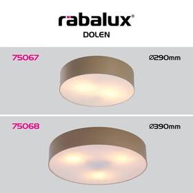 Stropní svítidlo Rabalux DOLEN 75068 šedé/béžové

 obrázek produktu 6 z 6
