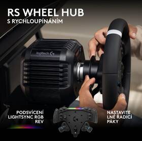 Volant Logitech RS50 System - PC černý

 obrázek produktu 16 z 19