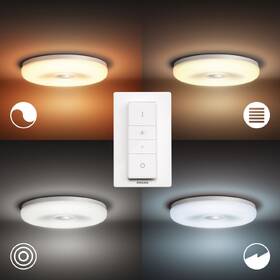 Stropní svítidlo Philips Struana White Ambiance, kruhové 36cm bílé

 obrázek produktu 3 z 8