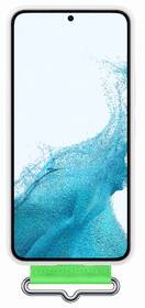 Kryt na mobil Samsung Silicone Cover s poutkem na Galaxy S22 bílý

 obrázek produktu 3 z 5
