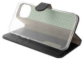 Pouzdro na mobil flipové FIXED Opus na Apple iPhone 14 Plus černá barva
