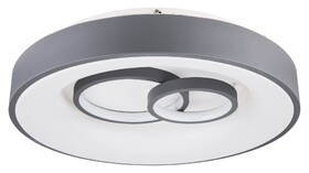 Stropní svítidlo GLOBO Mavy, kruh, 48 cm, LED, 50W šedé/bílé

 obrázek produktu 1 z 6