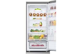Chladnička s mrazničkou LG GBV3210DPY stříbrná barva
