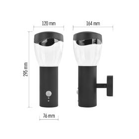 Nástěnné svítidlo EMOS Arteo ZGA040P, zahradní, E27, IP44, MAX 15W, PIR antracitové

 obrázek produktu 9 z 9