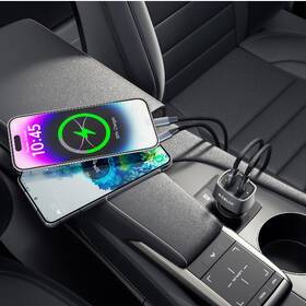 Adaptér do auta Celly USB-C/USB-A, 65 W černý

 obrázek produktu 2 z 3