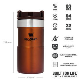 Termohrnek Stanley NEVERLEAK 250 ml hnědý

 obrázek produktu 3 z 7
