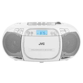 Radiomagnetofon s CD JVC RC-E451W bílá barva
