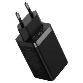 Nabíječka do sítě Baseus GaN5 Pro, 2x USB-C, USB-A, 65W + USB-C kabel 1m černá

 obrázek produktu 2 z 10