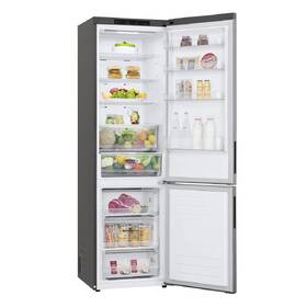 Chladnička s mrazničkou LG GBP62PZNBC stříbrná barva
