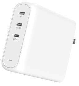 Cestovní adaptér Creative 3x USB-C, 140W, GaN + EU konektor bílý

 obrázek produktu 2 z 4