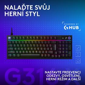 Klávesnice Logitech G316 X 98, US INT'L layout černá

 obrázek produktu 16 z 18