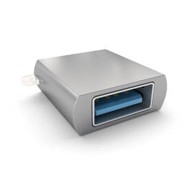 Redukce Satechi USB 3.0/USB-C šedá barva
