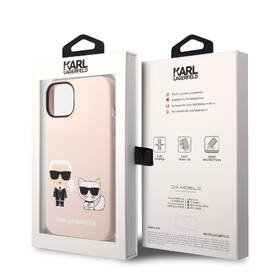 Kryt na mobil Karl Lagerfeld MagSafe Liquid Silicone Karl and Choupette na Apple iPhone 14 růžový

 obrázek produktu 4 z 4
