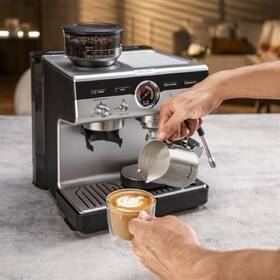 Pákový kávovar Krups XP801T10 Precision nerez
