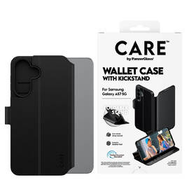 Pouzdro na mobil flipové PanzerGlass CARE Wallet Kickstand na Samsung Galaxy A57 černé

 obrázek produktu 3 z 6
