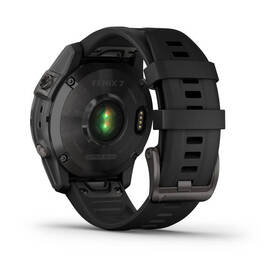 Chytré hodinky Garmin fenix 7 Sapphire Solar - Titan Black/Black Silicone Band 

 obrázek produktu 10 z 10