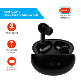 Sluchátka FIXED Pods Pro, ANC černá

 obrázek produktu 4 z 11