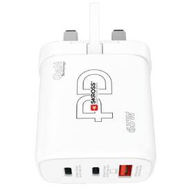 Cestovní adaptér SKROSS USB A+C 65W GaN UK, Power Delivery, typ G 

 obrázek produktu 3 z 9