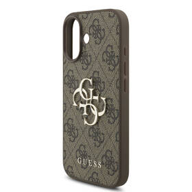 Kryt na mobil Guess PU 4G Metal Logo Strap na Apple iPhone 17 hnědý

 obrázek produktu 4 z 7