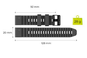 Řemínek Mobile Origin Easy Strap Silicone Watch 20mm černý

 obrázek produktu 3 z 6
