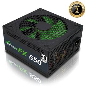 Zdroj Evolveo FX550 550W 80+ černý

 obrázek produktu 1 z 6