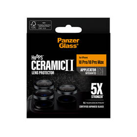 Tvrzené sklo PanzerGlass Hoops Ceramic na Apple iPhone 18 Pro/Pro Max černé černé

 obrázek produktu 4 z 4