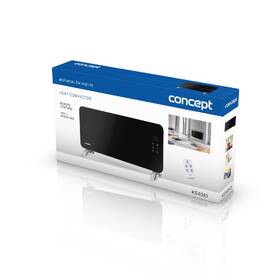 Teplovzdušný konvektor Concept KS4010 černá barva

