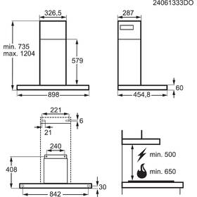 Odsavač par AEG GB87D91CB černý

 obrázek produktu 8 z 8
