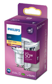 Žárovka LED Philips bodová, 4,6 W, GU10, teplá bílá 

 obrázek produktu 2 z 2
