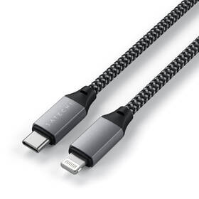Kabel Satechi USB-C/Lightning 25cm šedý

 obrázek produktu 1 z 3