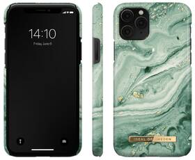 Kryt na mobil iDeal Of Sweden Fashion na Apple iPhone 11 Pro/Xs/X - Mint Swirl Marble 

 obrázek produktu 1 z 2