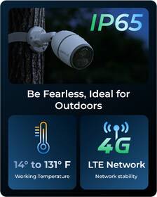 IP kamera Reolink Go Series G340 - Go Ultra 4G bílá barva
