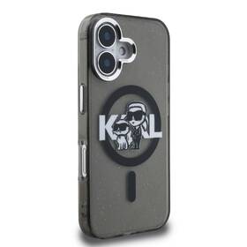 Kryt na mobil Karl Lagerfeld IML Glitter Karl and Choupette Sketch MagSafe na Apple iPhone 16 černý

 obrázek produktu 2 z 6