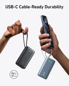 Powerbanka Anker Anker 545 10000mAh, 30W s kabelem USB-C zelená

 obrázek produktu 3 z 5