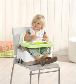 Jídelní židlička Babymoov Compact Seat bílý/zelený/hnědý

 obrázek produktu 2 z 2