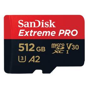 Paměťová karta SANDISK 512GB UHS-I U3 (170/90W) + adaptér 

 obrázek produktu 1 z 1