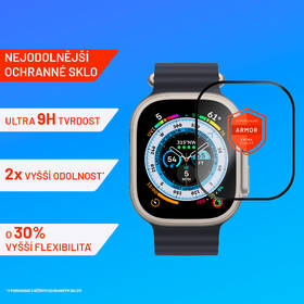 Tvrzené sklo FIXED Armor s aplikátorem pro Apple Watch Ultra 49mm černé

 obrázek produktu 6 z 10