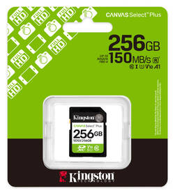 Paměťová karta Kingston Canvas Select Plus SDXC 256GB UHS-I U1 (R150) černá

 obrázek produktu 2 z 2