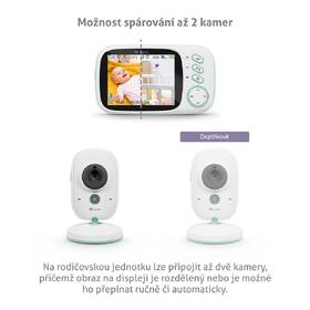 Dětská elektronická chůva TrueLife NannyCam H32 Pro bílá barva
