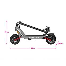 Elektrická koloběžka Sencor SCOOTER S71 DARK černá/šedá

 obrázek produktu 11 z 11