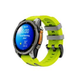 Řemínek Cubenest Premium Silicone Garmin QuickFit Band 22mm šedý/žlutý

 obrázek produktu 2 z 5