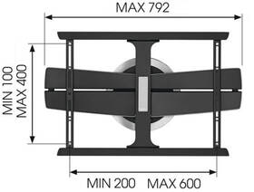 Držák TV Vogel’s NEXT 7355 polohovatelný, pro úhlopříčky 40" až 65", nosnost 30 kg 

 obrázek produktu 4 z 6
