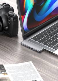 USB Hub FIXED USB-C/HDMI, 2x USB 3.2, USB-C, USB-C PD 87W, SD, Micro SD pro MacBooky šedý

 obrázek produktu 5 z 6