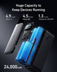 Powerbanka Anker 737 GaNPrime 140W PD 24 000mAh černá

 obrázek produktu 2 z 10