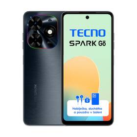 Mobilní telefon Tecno Spark Go 2024 4 GB / 128 GB černý

 obrázek produktu 1 z 10
